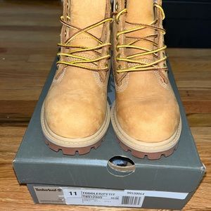 Never worn toddler timberland constructions